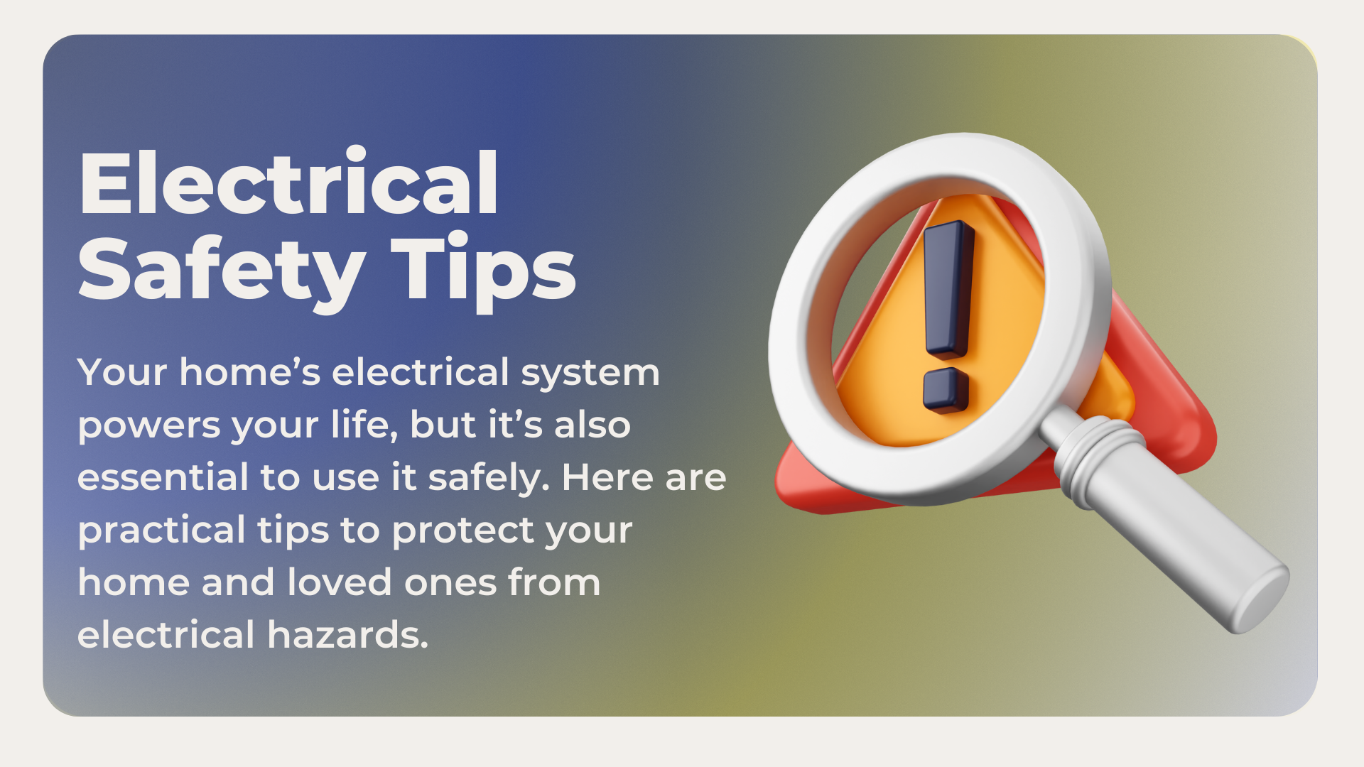 Electrical Safety Tips Guide