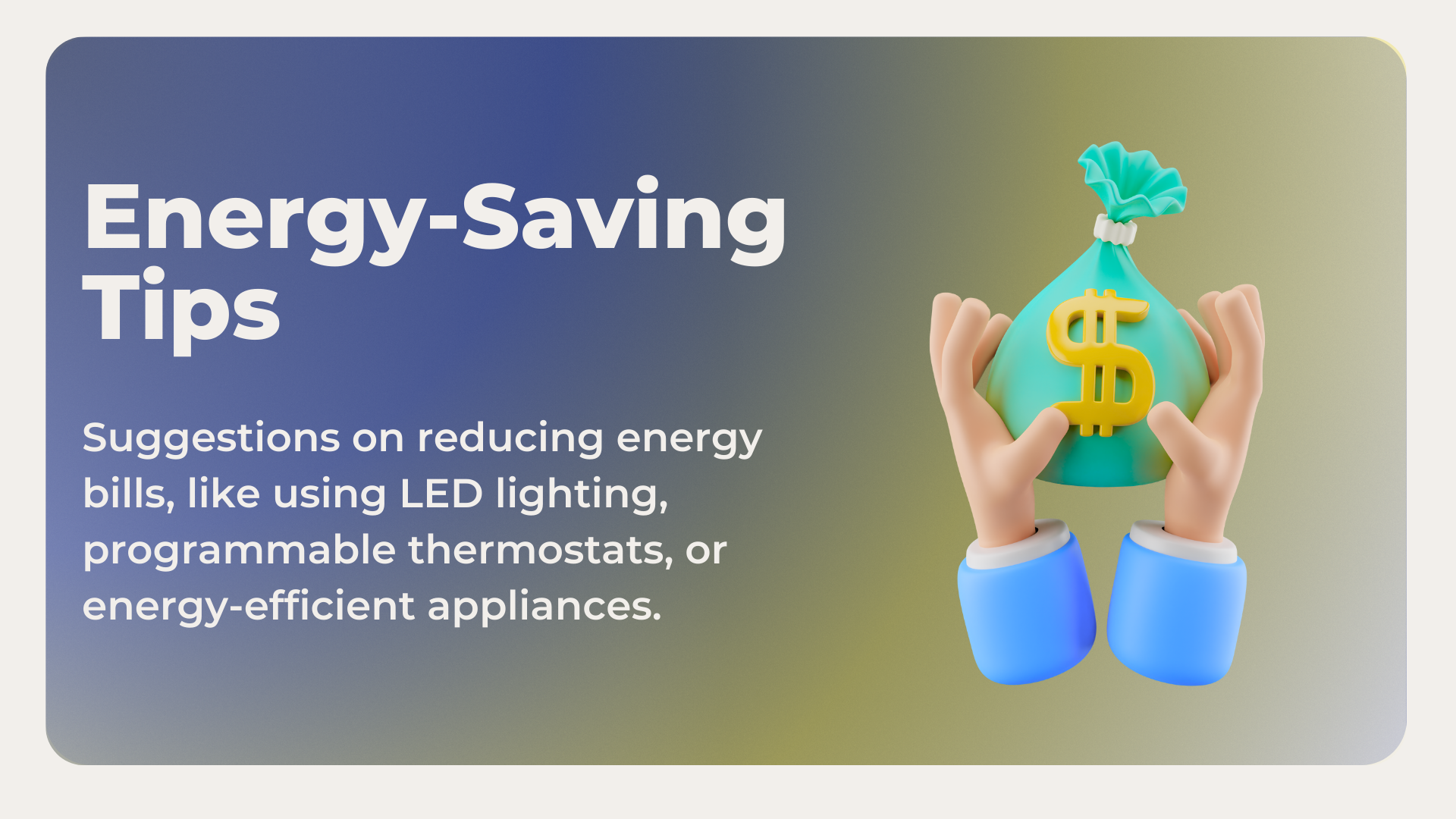 Energy Saving Tips Guide